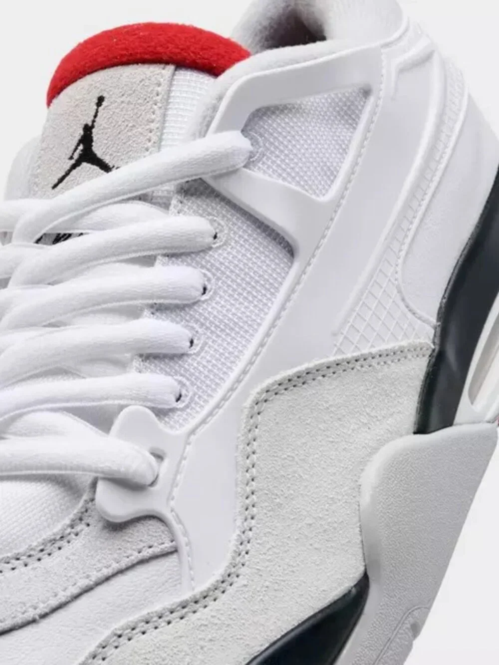 Men's Air Jordan 4 RM Shoes - White Fire Red FQ7939-102